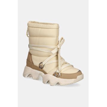 Sorel bocanci de piele KINETIC IMPACT NXT BOOT culoarea bej, 2082531292 Sorel bocanci de piele KINETIC IMPACT NXT BOOT culoarea bej, 2082531292