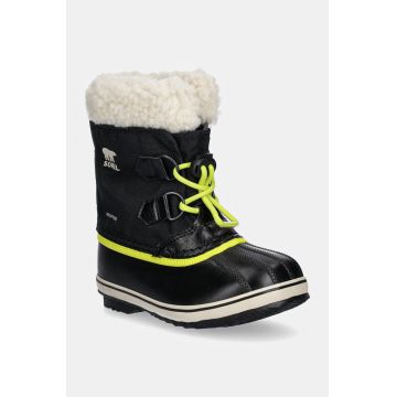 Sorel cizme de iarna copii CHILDRENS YOOT PAC culoarea negru, 2114112