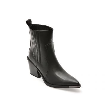 Ciocate elegante FLAVIA PASSINI negre, AC5985, din piele naturala