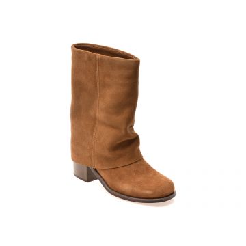 Cizme ALDO maro, 14183580, din piele intoarsa