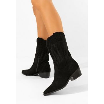 Cizme cowboy damă Brevaya negre