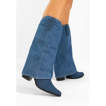 Cizme cowboy dama Josefima denim