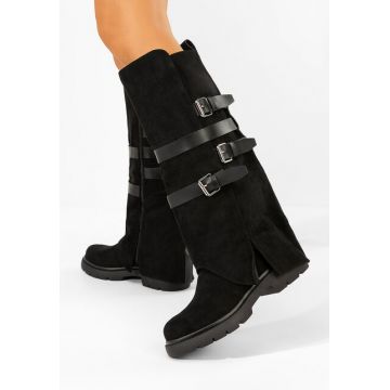 Cizme dama fara toc Rovira negre