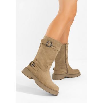 Cizme dama Genova kaki