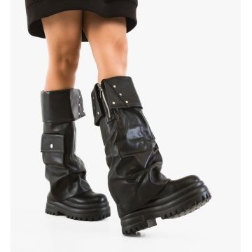 Cizme dama Nasazia Negre