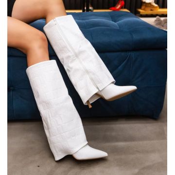 Cizme dama Zanyr Albi Cizme dama Zanyr Albi