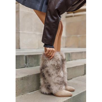 Cizme imblanite dama Olivine kaki