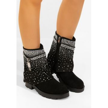 Cizme scurte dama Nevira negre