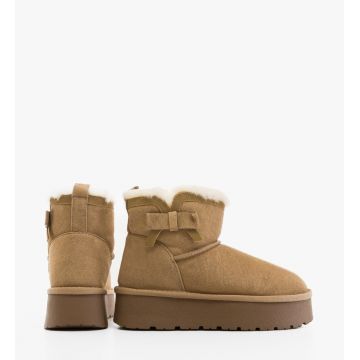 Cizme tip Ug Fondy Bej