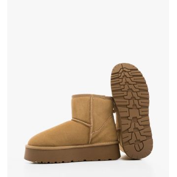 Cizme tip Ug Kami Bej