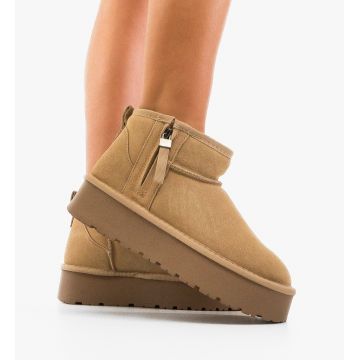 Cizme tip Ug Ritals Bej