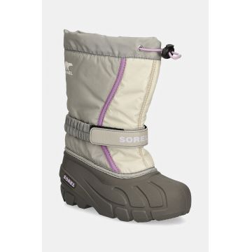 Sorel cizme de iarna copii CHILDRENS FLURRY BO culoarea gri, 2114081