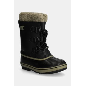 Sorel cizme de iarna copii CHILDRENS YOOT PAC culoarea negru, 2117081 Sorel cizme de iarna copii CHILDRENS YOOT PAC culoarea negru, 2117081