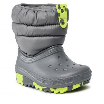 sleep gateway Swiss Cizme de zăpadă CROCS - Classic Neo Puff Boot K 207275 Slate Grey -  Cizmele.ro