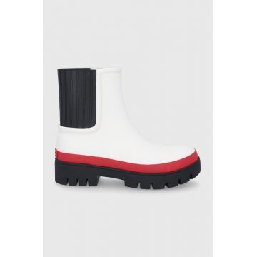 Tory Burch Cizme femei, culoarea alb